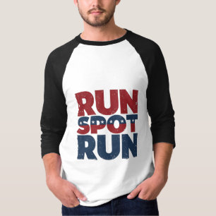Run Spot Run Trump 2024 Trump Vance verkiezing T-shirt
