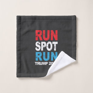 Run Spot Run Trump 2024 Trump Vance verkiezing Washandje