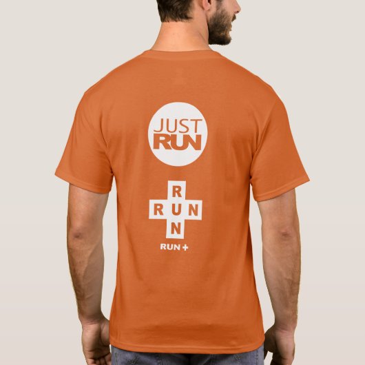 Run + t-shirt (Achterkant)