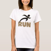 RUN Tan Fitness T-shirt (Voorkant)