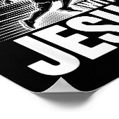 Run The Race With Jesus Motivational Quote Poster (Hoek)