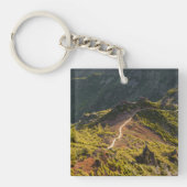 Run the Trails, Trail Running Mountain Photo Sleutelhanger (Voorkant)