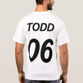 Run Todd Run T-shirt (Achterkant)