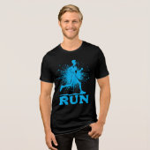 RUN Tri-Blend SHIRT (Voorkant volledig)