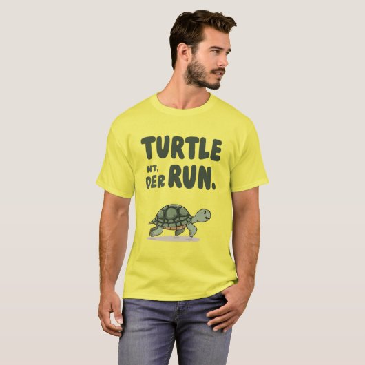 Run Turtle T-shirt (Voorkant volledig)