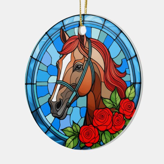 Run voor de Rozen Gepersonaliseerde Ornament (Links)