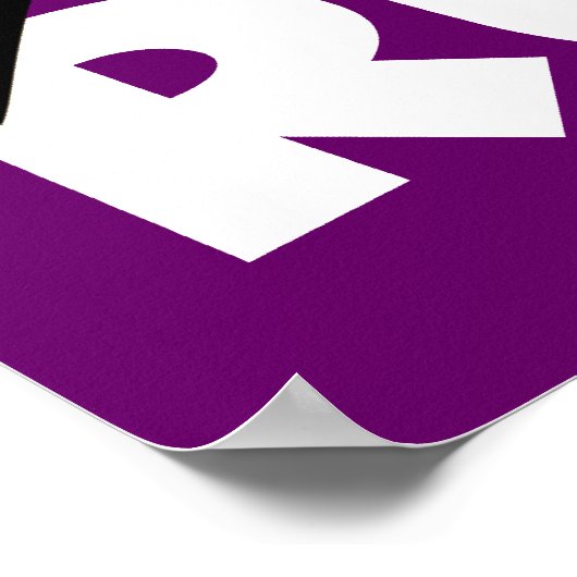 RUN White Poster (Hoek)