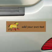 RUN WILD MUSTANGS- Collectie voor whisky Bumpersticker (Op auto)