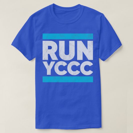 Run YCCC Funny Yorkshire Cricket T-shirt (Design voorkant)
