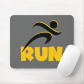 RUN Yellow Muismat (Met muis)