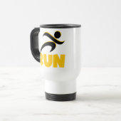 RUN Yellow Reisbeker (Voorkant links)