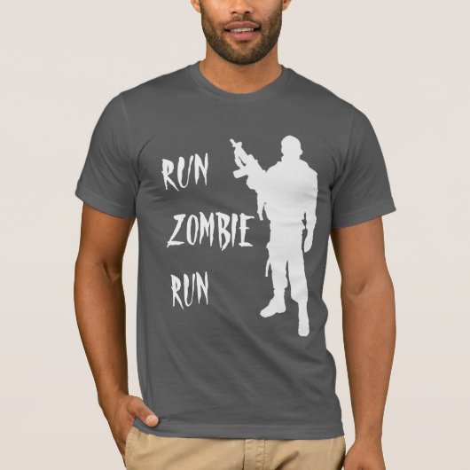 Run Zombie Run - Shirt (Voorkant)