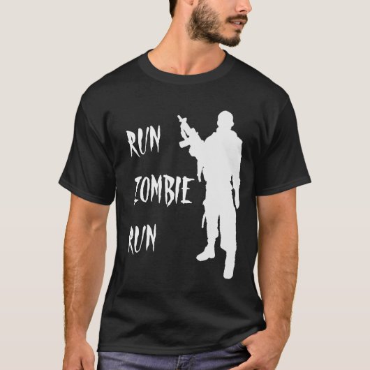 Run Zombie Run - Shirt (Voorkant)