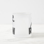 RUN zwart Matglas Koffiemok (Center)