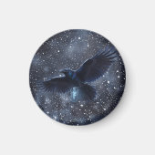 Runa Fehu y el Cuervo de Odín Magneet (Voorkant)