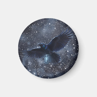 Runa Fehu y el Cuervo de Odín Magneet