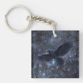 Runa Fehu y el Cuervo de Odín Sleutelhanger (voorkant)