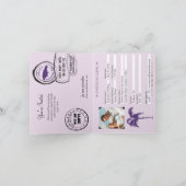 Runaway Bay Jamaica Passport Huwelijksuitnodiging (Binnen)