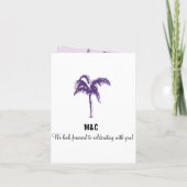 Runaway Bay Jamaica Passport Huwelijksuitnodiging (Achterkant)