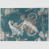 Runaway Bride  Gothic Skeleton Decoupage Tissuepapier (Voorkant)