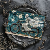 Runaway Bride  Gothic Skeleton Decoupage Tissuepapier