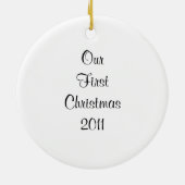 Runaway Bride & Groom Keramisch Ornament (Achterkant)