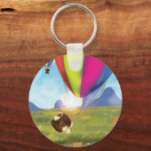 Runaway Cartoon Ballon Sleutelhanger (Voorkant)