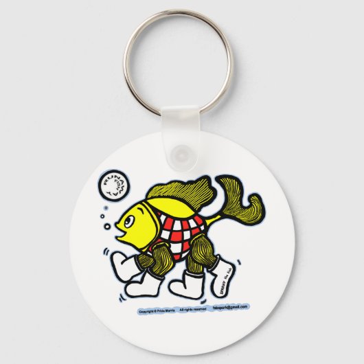Runaway Fish Sleutelhanger (Voorkant)