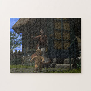 Runaway Gingerbrood Man Legpuzzel