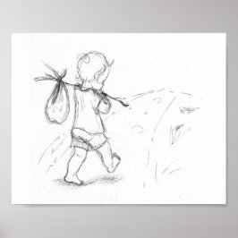 Runaway - Little Loves Art Poster