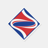 Runaway Patriot Napkin Servet (Hoek)