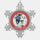 Runaway Tin Sneeuwvlok Ornament (Voorkant)