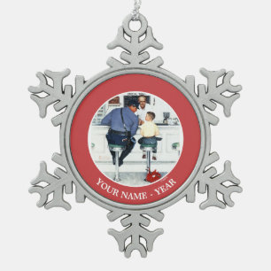 Runaway Tin Sneeuwvlok Ornament