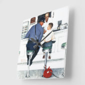 Runaway Vierkante Klok (Hoek)