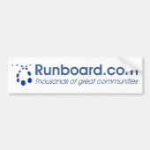 Runboard.com-Bumpersticker Bumpersticker (Voorkant)