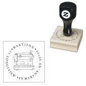 RUND VAN DE ZENDKEURIG RUBBERSTEMPEL (Gestempeld)