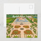 Rundāle Palace Letland gestileerd Briefkaart (Voorkant / Achterkant)