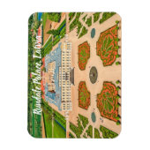 Rundāle Palace Letland gestileerd Magneet (Verticaal)