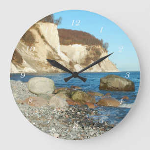Runde Wanduhr Kreidefelsen auf Rügen Grote Klok
