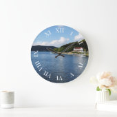 Runde Wanduhr römische Ziffern Edersee Nordhessen Grote Klok (Huis)