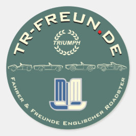 Runder Aufkleber TR-Freun.de Ronde Sticker