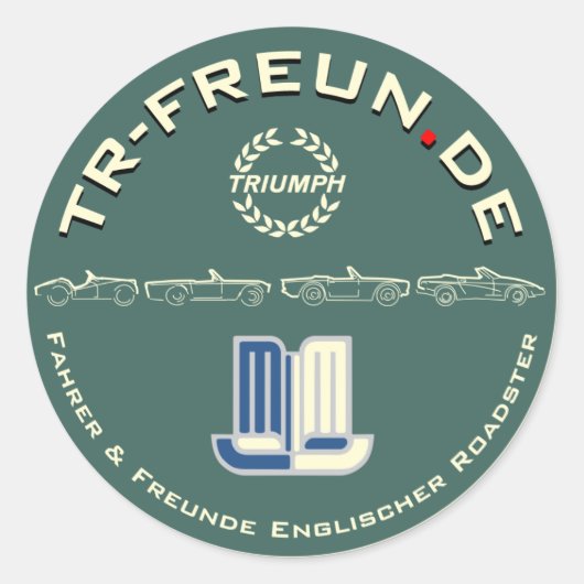 Runder Aufkleber TR-Freun.de Ronde Sticker (Voorkant)