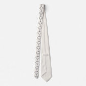 Runder schedels Oude Wild West Thema Stropdas (Achterkant)