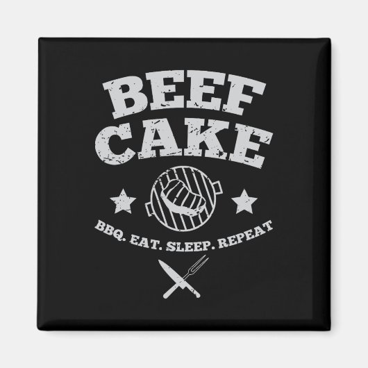 Rundercake BBQ Magneet (Voorkant)