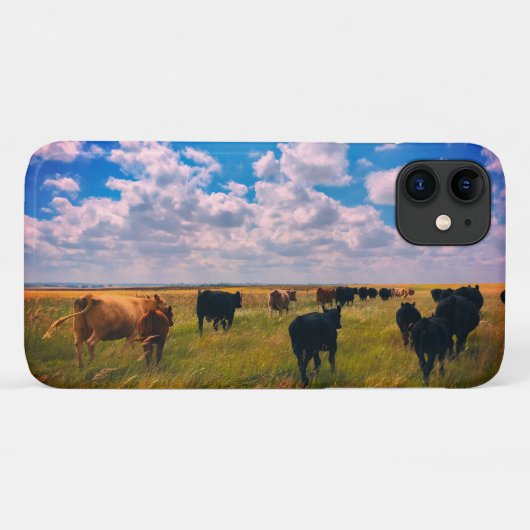 Runderen drijven Case-Mate iPhone case (Achterkant (horizontaal))
