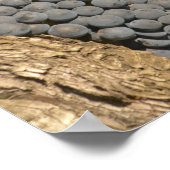 Runderen met rijpe druiventrossen van Merlot - Cha Poster (Hoek)