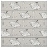  runderpoestella-verbinding met airy Tale Stof (Swatch)