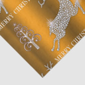 Runderrendiervis met gouden kerst tissuepapier (Detail)