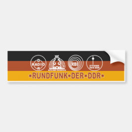 RUNDFUNK DER DDR BUMPERSTICKER