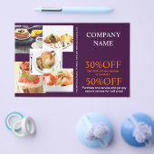 Rundhamburger sandwich kip private chef catering flyer (Enkel)